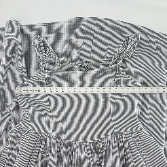 NWT Aerie Plus Size At The Barre‎ Flutter Sleeve Dress XXL Striped Nautical Boho - Picture 12 of 13